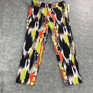 Krazy Larry Womans Multicolor Splatter‎ Design Leggings Size 14 NWT